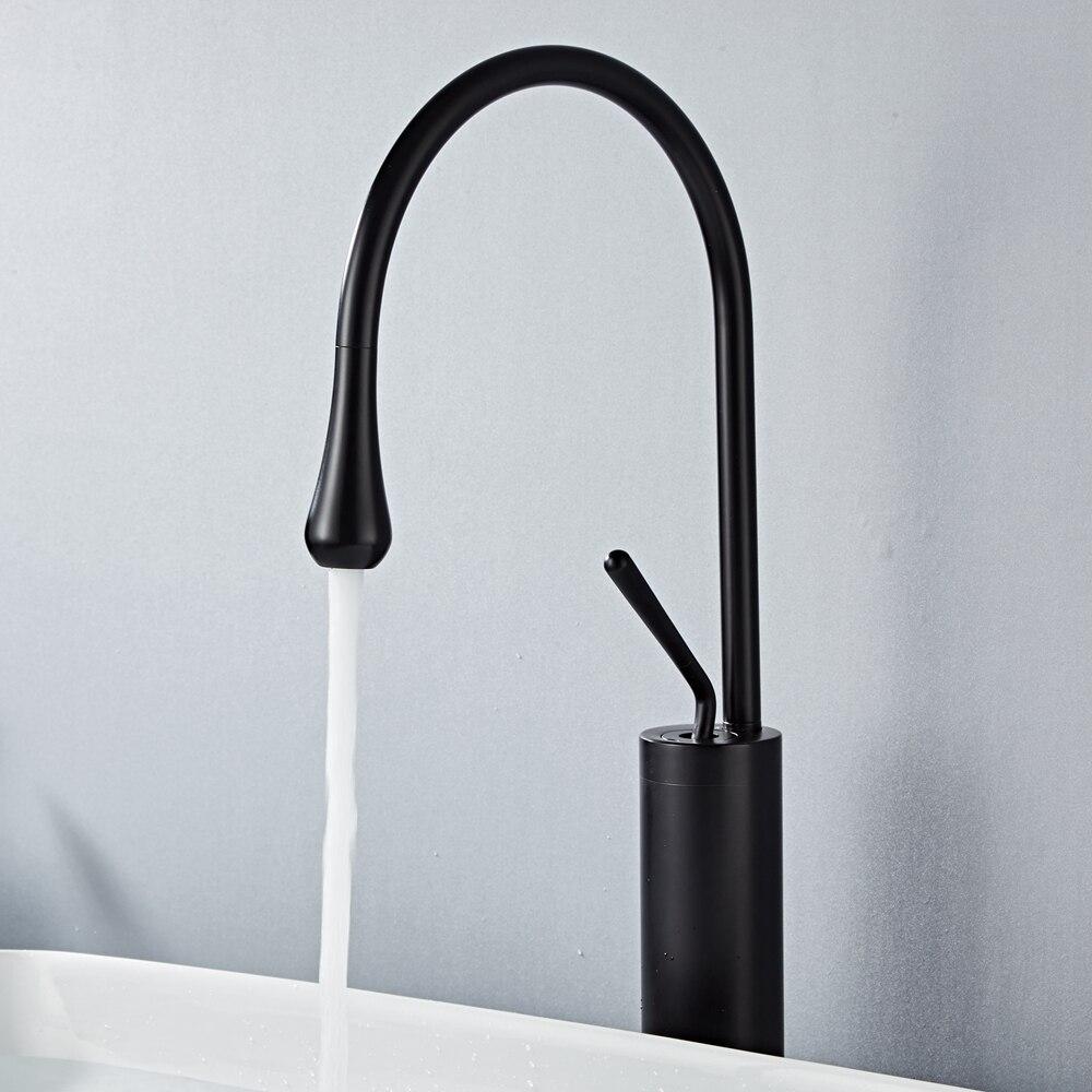 Raffeto - Messing-Schwanenhals-Badezimmerarmatur