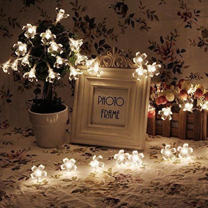 LED-Lichterkette Kirschblüten